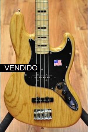 Fender American Vintage 1975 Jazz Bass Natural-MN